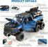 FRJV 1/32 Mammoth 4-7Blue Toy Trucks for Boys Diecast Trucks Model Truck,Collectible Pickup Truck Model Kit,Pull Back