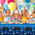 gisgfim 3pcs Video Game Party Tablecloths 106x54 Inch, Gaming Party Plastic Covers for Kids Birthday Supplies