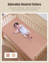 2-Pack 40S 52"x28", SWEET DOLPHIN Muslin Crib Sheets for Boys & Girls, Ultra Soft Breathable Long-Staple Cotton Fitted