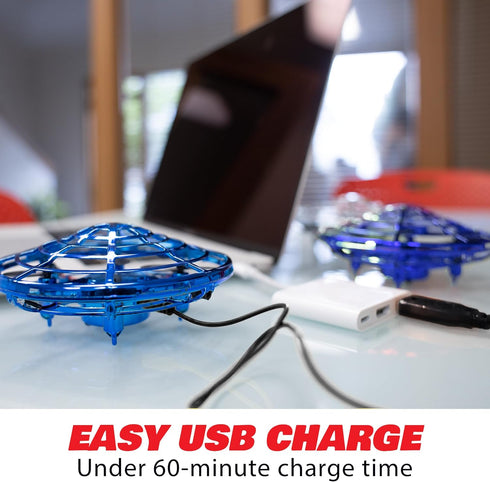 Force1 Scoot Hand Operated Drone for Kids or Adults - Hands Free Motion Sensor Mini Drones, Easy LED Indoor