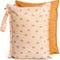 Tiny Twinkle Mess-proof Wet Bags 2 Pack, Waterproof and Washable Storage Bag for Travel, Stroller, Baby Diapers