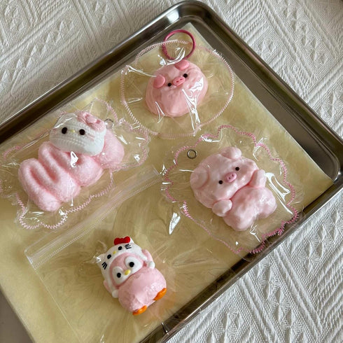 2 Pack 2 Packs, 7-10 oz) Taba Squishy Mystery Box, Cute Squishies Random, Bread or Cartoon Animal Style Squeeze Toy
