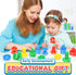 Letters Learning Matching Game - Fine Motor Skills Toy Set for Toddlers with 26 Alphabet Learning Toys