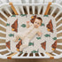 KICPOAY 52 28 Cactus Cowboy Boho Fitted Crib Sheets Stretchy Portable Playard Sheets for Baby Toddler, Breathable Soft
