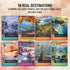 Timashov Publishing 8+ 15 Photo Tour: North America Family Board Game for Kids and Adults | Travel Strategy Game | Ages