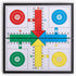 Yellow Mountain Imports Ludo Magnetic Folding Travel Board Game Set - 9.8 Inches - Portable Classic Strategy Game Set