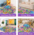 Oriate Kids Toy Dream Play Mat - Princess Castle Girls Pink Playmat - Parent-Kid Interaction Game Mat