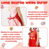 Set 2Pcs R HORSE Kid Apron and Chef Hat - Red Mini Chef Adjustable Children Kitchen Toddler Apron for Girls Boys, Funny