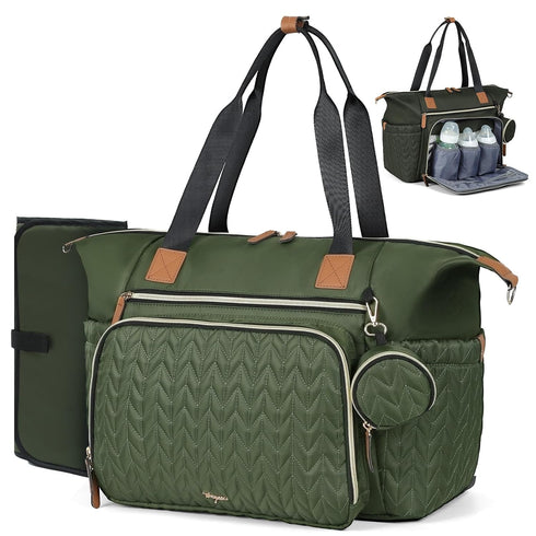 Diaper Bag Tote, Large Baby Diaper Bags Waterproof, Hospital Bag for Labor