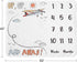 Sweet Jojo Designs Vintage Airplane Boy Milestone Blanket Monthly Newborn First Year Growth Mat Baby Shower Memory