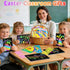 Ximoeo 24Pack 4-8 8-12 Rainbow Scratch Notebook Party Favor For Kids Scratch Art Paper Basket Stuffers, Easter Coloring
