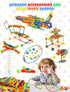Straw Constructor Toy STEM Building Toys Set - 600P Interlocking Plastic Educational Engineering Kit for 3-12 Years Boy