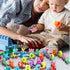 VercanMonth 43 Set 26 14 3 3-7 Pcs Magnetic Wooden Alphabet Number Trains for Kids with Alphabet, Number Trains