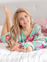 Mommy Set Set ECO BABY and Me Robe and Swaddle | Maternity Robe and Matching Baby for Girl, Boy | Hospital Labor