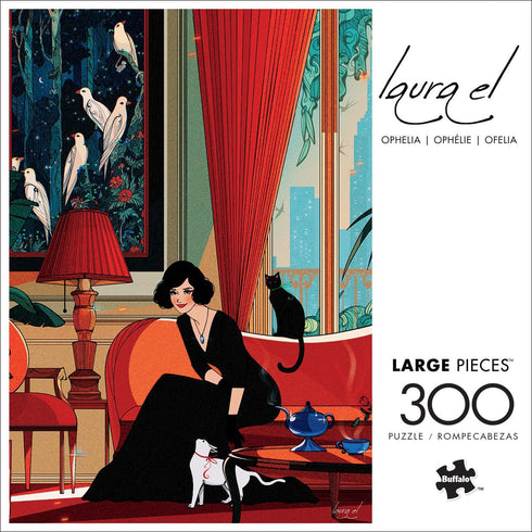 21.25 15.00 Buffalo Games - Laura El - Ophelia - Large Piece Jigsaw Puzzle for Adults - Challenging Puzzle Perfect