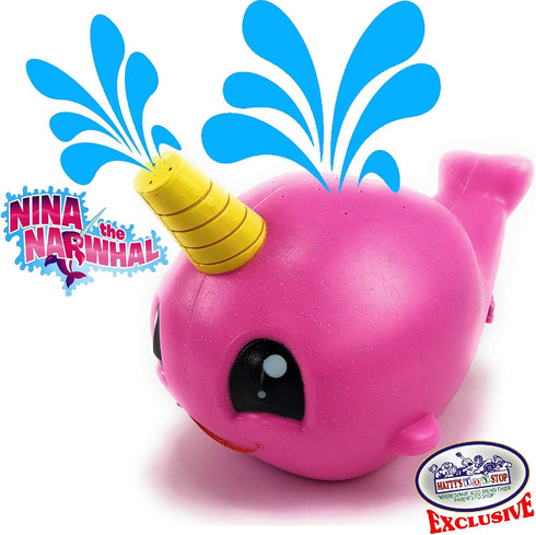 Nina The Narwhal (Pink Unicorn of The Sea) Water Sprinkler for Kids