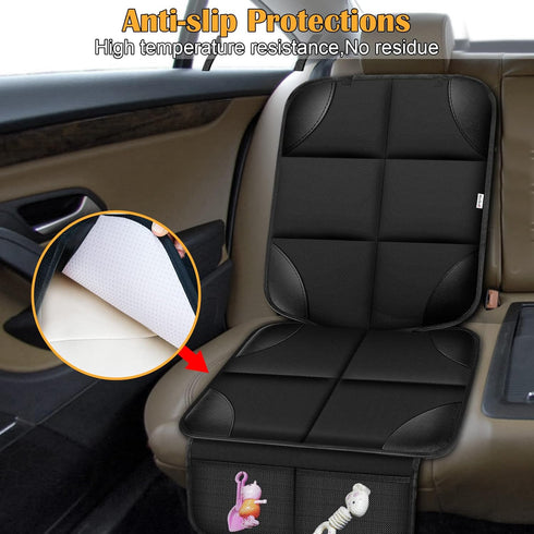 600D 1pc) Meolsaek Car Seat Protector for Child Car Seat, Durable Fabric Waterproof Car Seat Cover with Thick Pad