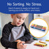 240 Sets 3-Packs (720 Pre-Packaged, CrayonKing of Bulk Crayons) Restaurants, Classrooms, Parties & Events Kid-Safe