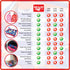 Fun N Fly Foldable Travel Tray - Portable Durable Blue Red Snack Desk for Kids, Toddler, Baby Airplane Travel by FunnFly