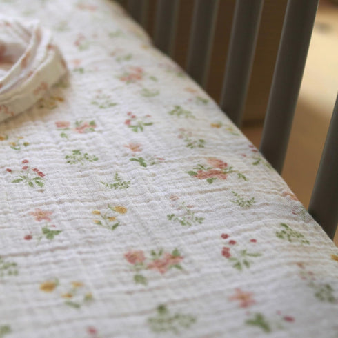 100% Country aden + anais Essentials Classic Crib Sheet, Cotton Muslin, Super Soft & Breathable, Tailored Snug Fit
