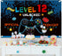 Video Game Birthday Decorations for Boys, 8-14th Birthday Theme Photo Props Backdrop Banner