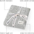 100% Heirloom Knit Heart Receiving Unisex Blanket for Boys and Girls - Luxury Cotton Baby Blanket - Soft Warm Swaddle