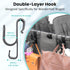 W2 W4, 88lbs (2PCS) Stroller Hooks for Wonderfold Wagon & Double-Layer Multipurpose Side Hook for Balance Bikes & Bags