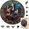 Dragon Library Puzzles Adults Gifts for Men Women Wooden 300 Pieces 13.4