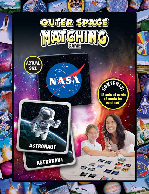 MasterPieces Kids Games - NASA Matching Game for Kids and Family, Laugh and Learn