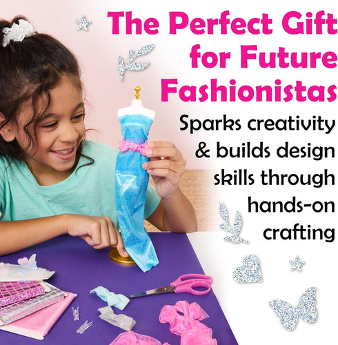 6-8, Creativity for Kids Designed by You Glam Studio: Girls' Fashion Designer Craft Kit for Ages DIY Arts and Crafts