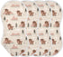 decor gift 4 Pack 22x11in Cotton Muslin Burp Cloth Easy Care Cute Cartoon Lakeshore Bison Brown Feeding Cloth