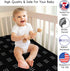 Sweet Jojo Designs Fitted Baby Crib Sheets (Black and White Boho Mudcloth) for Boys or Girls, Infant Nursery, Toddler