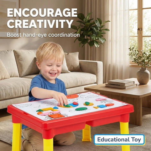 3 4 5 6 717x11.5x10.2 Inches Carolart Sensory Table with Sands, Sand & Water Play Table for KidsIndoor and Outdoor