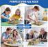 500 500 20.5 15 Pieces Puzzle for Adults,Lake Vacation Puzzle,House and Dogs Landscape Jigsaw Puzzles