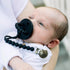 Ryan & Rose Cutie PAT Pacifier Teether - Slant Design in Black