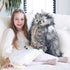 17 Inches IKASA Lifelike Giant Owl Stuffed Animal Plush Toy, Large Big Size Cute Soft Huge Plushie Toys for Kids Girls