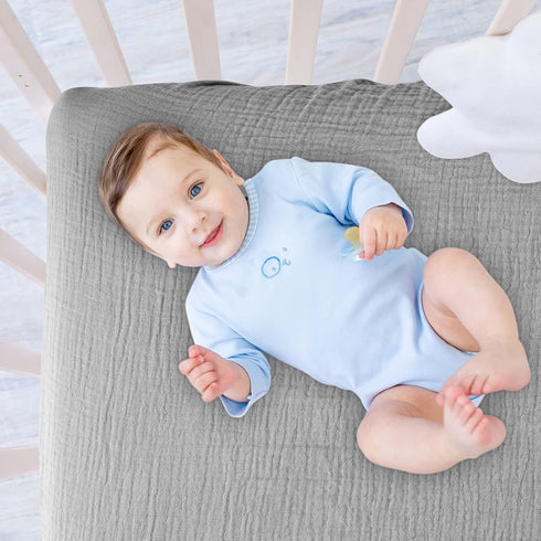 4 24 38 Inch Cozy Pack Mattress(24 38 Inch,Elegant Gerrii Pcs Muslin Mini Crib Sheets x Baby Crib Sheets Fitted Cotton