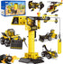 HOMETTER Building Toys for Ages 5-8, 6 in 1 Engineering Toys, STEM Learning Educational Building Set