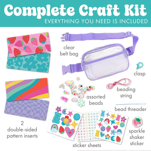 6+) Creativity for Kids Chic Boutique Belt Bag: DIY Girls Fashion Kit, Arts and Crafts Kit, Birthday Gifts for Girls