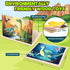 4 Packs Puzzles for Kids Ages 4-6 - Wooden Dinosaur Puzzles for Toddlers Ages 2-4, Educational Dino Toys