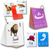 Albidaya Islamic Store Arabic Alphabet Flash Cards for Kids Toddler and Adults, Arabic First Words,