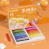 18 Triangle Jumbo Crayons for Toddlers, Colors Mess Free Unbreakable Crayon Gifts, Easy to Hold Washable Crayons