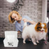 Klmnop 8.3L 4.9W 3.9H inch Dog Wipes Dispenser for Paw & Butt Cleaning, x x Wipe Holder with Lid, Refillable