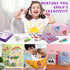 6 4 4-12 goldentime Diamond Art Kits for Kids Including Diamond Painting Bracelets, Diamond Art Keychains and Colorful