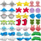 40 PCS Mini Ocean Animal Plush Toys Set, Cute Small Sea Creatures for Party Favors
