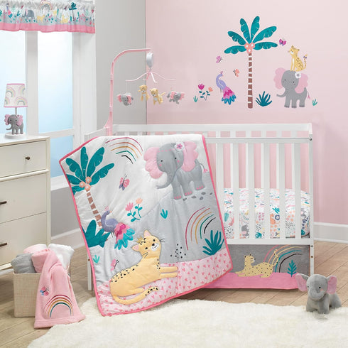 Bedtime Originals Cozy Rainbow Jungle Baby Blanket by - and Colorful