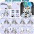 Aikmi 5-7, 6 Robot Toys for Kids Rechargeable Remote Control Robot with Projector Night Light for Kids, Gesture Sensor