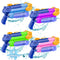 WOLKEK Water Guns for Kids Adults, 4 Pack 400CC Long Range High Capacity