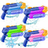 WOLKEK Water Guns for Kids Adults, 4 Pack 400CC Long Range High Capacity