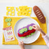 3 100+ 10 Peaceable Kingdom Math Sandwich Game: Preschool Math Games for Kids Ages and Up Includes Felt Food Pieces